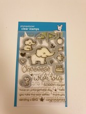 Lawn Fawn Stempel Elphie Selfie + Stanzen