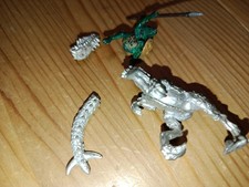 Warhammer Fantasy Skinkreiter auf Kampfechse, Zinn, 5. Edition