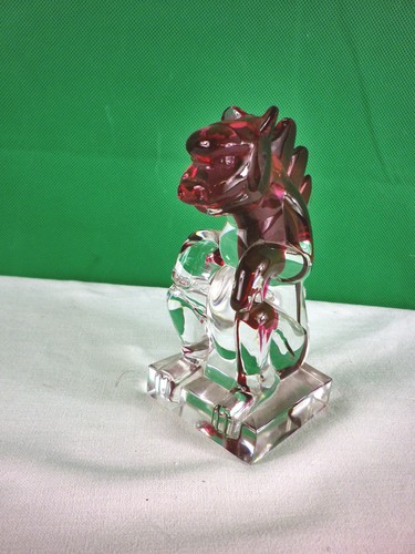 Glasfigur drache gargoyle - glasfigur,