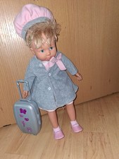 Bayer Design Puppe Charlene Funktionspuppe rosa/grau 46 cm gebraucht