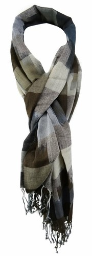 Tigertie schal grau braun - schal,