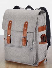 Modischer Rucksack / City-Rucksack in Grau-Meliert – NEU