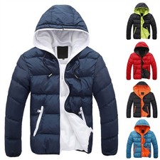 Herren Jacke Winter Warme Sweatjacke Jacke Winterjacke Outdoor Winter Zip Coat 