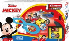 CARRERA FIRST Rennbahn Mickey's Fun Race Komplettset ab 3 Jahren NEU