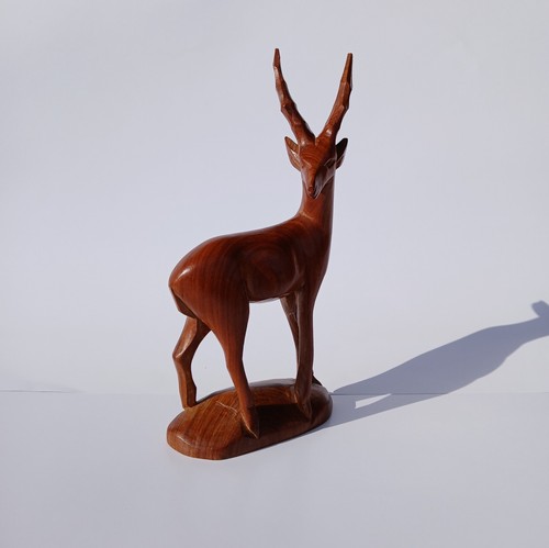 Antilope holz holzfigur - holz,