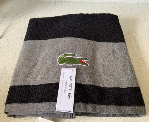 Lacoste schwarz badetuch 100 - badetuch,