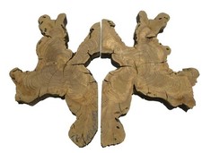 2x Oliven Wurzelholz Holz für