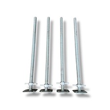 4x Gerüstspindel Gerüstfuß