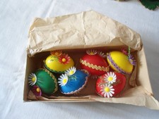 Osterdekoration  6 Eier  für