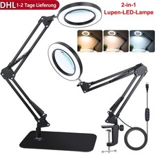 2-in-1 LED Lupenleuchte 8x