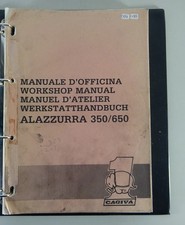 Werksatthandbuch / Workshop Manual | Cagiva Alazzurra 350 + 650 | Stand ca. 1985