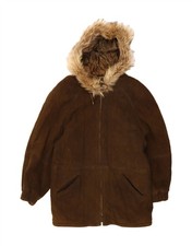 VINTAGE Damen Wildleder Parka