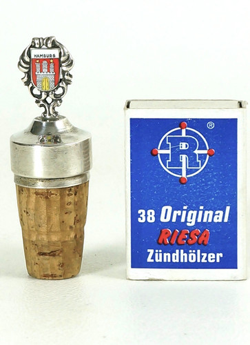 Flaschenkorken 835er silber - flaschenkorken,