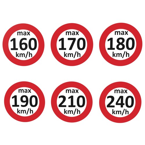 Geschwindigkeitsaufkleber