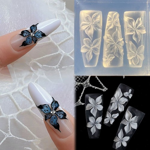Lilien blume nagel design - blume,