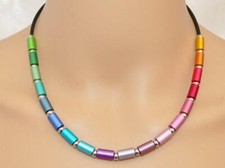 Halskette Kette Collier Walzen