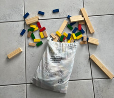 ☆Domino-Rally TOYS pure Spielzeug mit Beutel für Kinder TOP☆