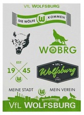 VfL Wolfsburg Aufkleberkarte -