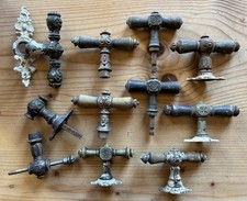 11 Original Fenstergriffe Gründerzeit Fensteroliven Griff Fensterwirbel 1900 Alt