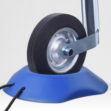 Unterlegkeil für Anhängerstützrad bis Ø 260mm Rollschutz PKW-Anhänger Bremskeil