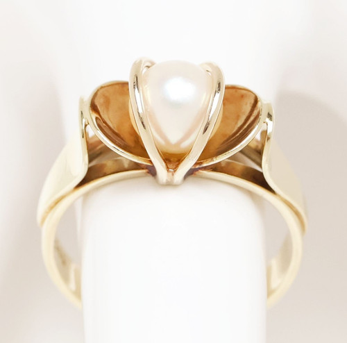 Designer perlenring karat - designer, 14