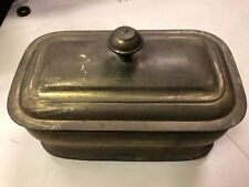 ANTIKER WASSERTOPF Wasserschiff KÜCHENHERD HOLZ B 37 cm Kupfer XXV