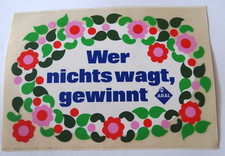 Werbe-Aufkleber BV Aral Wer