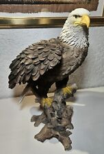 Hotant Weißkopfseeadler Deko Figur Handbemalt Resin USA Skulptur Statue Adler 