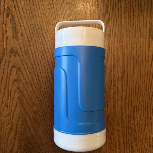 Blaue eisbombe thermobehälter - blaue,