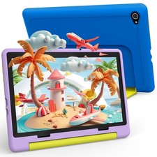 2025 10 Zoll Android 14 Kinder Tablet Octa Core 8GB RAM 64GB ROM IPS Wi-Fi 6