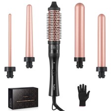 Lockenstab Set 5in1 Welleneisen Keramik Verschiedenen Aufsätzen Locken Hair
