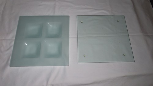 Dekoschale aus glas mit deckel - dekoschale,