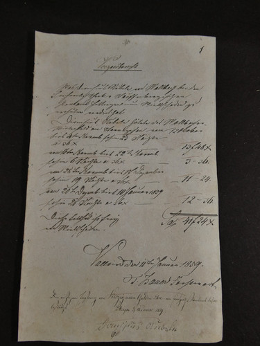 Historisches dokument - historisches,