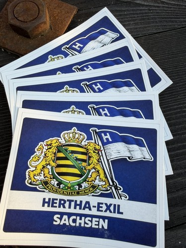 Aufkleber sticker hertha bsc - hertha,