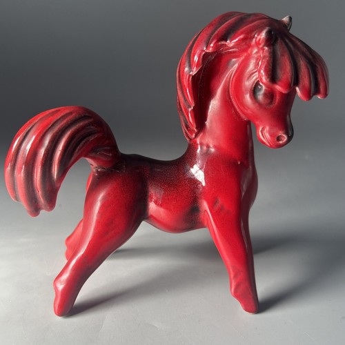 Vintage keramik figur pferd - keramik,