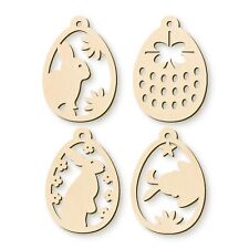 Osterdekoration Ostereier Hasen Holz Anhänger Deko Osterei Hängedeko Ostern