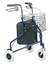 Rollator 3 Rad Gehwagen Deltarollator Wohnungsrollator Dreirad Actimo Delta Blau