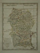 Landkarte Frankreich - A. B