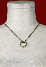 Konplott Kette silber mit Ring Grösse 57/58 Swarovski Strasstein weiss neu