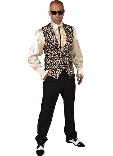 Weste leopard herrenweste - weste,