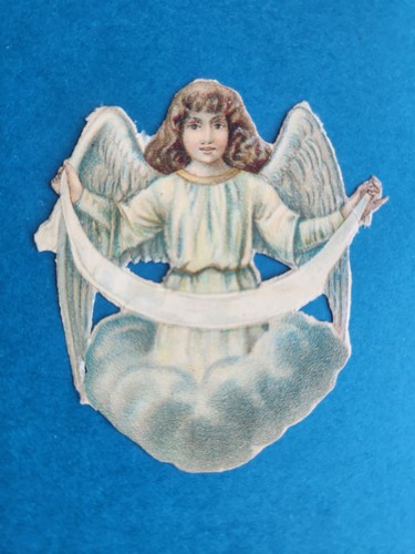 Oblate glanzbild scrap die cut - die,