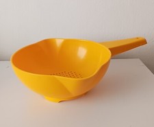 Tupperware Vintage Sieb Goldregen Sieb orange