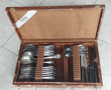 26 teilig Silberbesteck Besteck Monogramm Gebr. Krumm Rostfrei Solingen GK 90