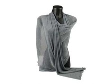 Schal Aus Jersey Grau Lurex