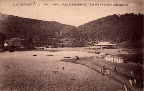 Cpa lac chambon - -,