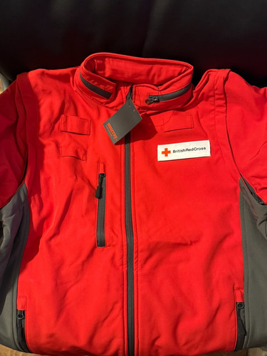 British red cross softshell - red,