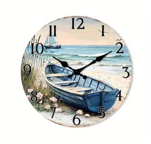Wanduhr meer stand boot cm - meer,