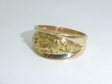 417 Gold Ring 10K Gelbgold Bandring RG 58 - 18,4 mm 7104