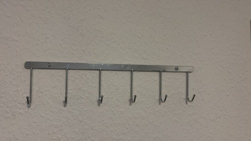 Wandgarderobe mit haken - mit, 5