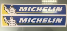Michelin Logo Aufkleber / Aufkleber für Fahrradschwinge X2 (200 mm x 33mm)